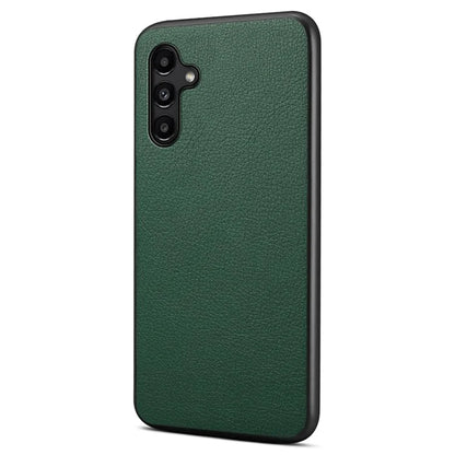 For Samsung Galaxy A15 4G / 5G Case Hybrid Leather Coated PC+TPU Shookproof Protection Cover