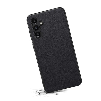 For Samsung Galaxy A15 4G / 5G Case Hybrid Leather Coated PC+TPU Shookproof Protection Cover