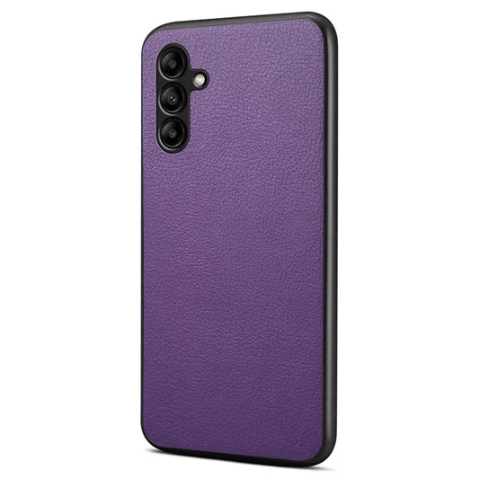 For Samsung Galaxy A05s 4G Case Anti-Drop Calf Texture Leather Coating Back Cover