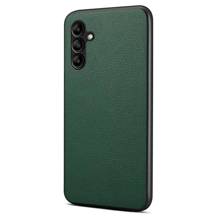 For Samsung Galaxy A05s 4G Case Anti-Drop Calf Texture Leather Coating Back Cover