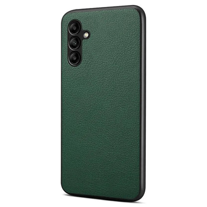 For Samsung Galaxy A05s 4G Case Anti-Drop Calf Texture Leather Coating Back Cover