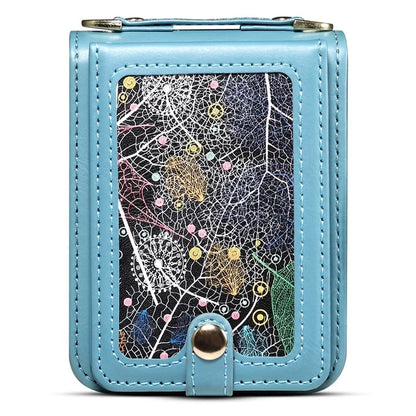 For Samsung Galaxy Z Flip3 5G Case with Wrist Strap Leather+PC Shockproof Phone Cover