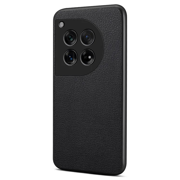 Leather Case for OnePlus 12 5G Shell Scratch-proof Calf Texture Back Cover