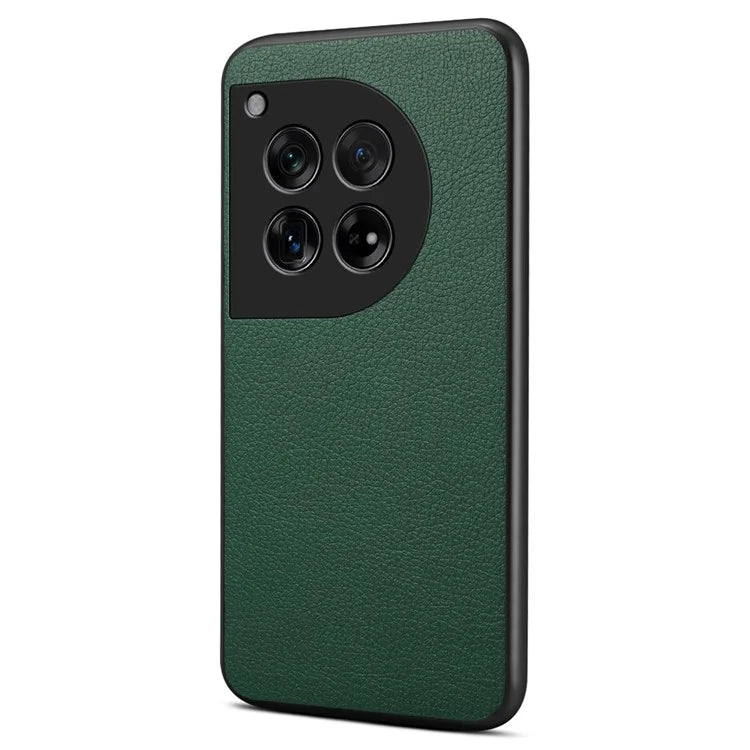 Leather Case for OnePlus 12 5G Shell Scratch-proof Calf Texture Back Cover