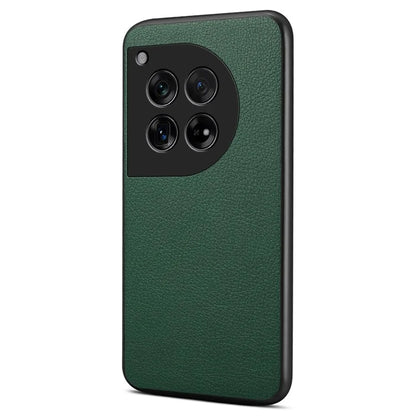 Leather Case for OnePlus 12 5G Shell Scratch-proof Calf Texture Back Cover