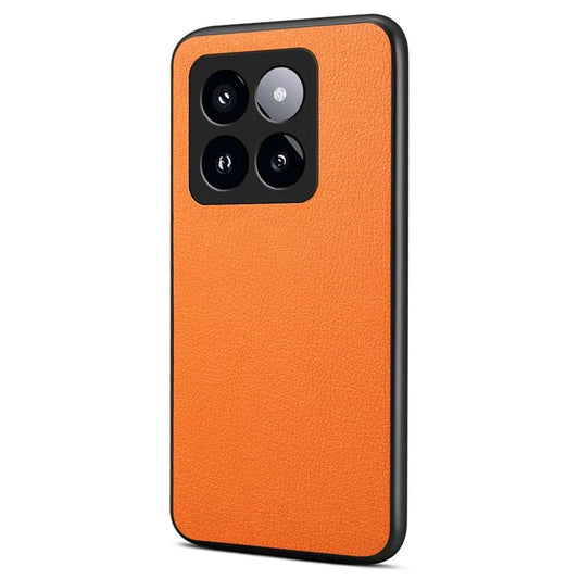 Case for Xiaomi 14 Pro Shell PU Leather+TPU+PC Calf Texture Cover