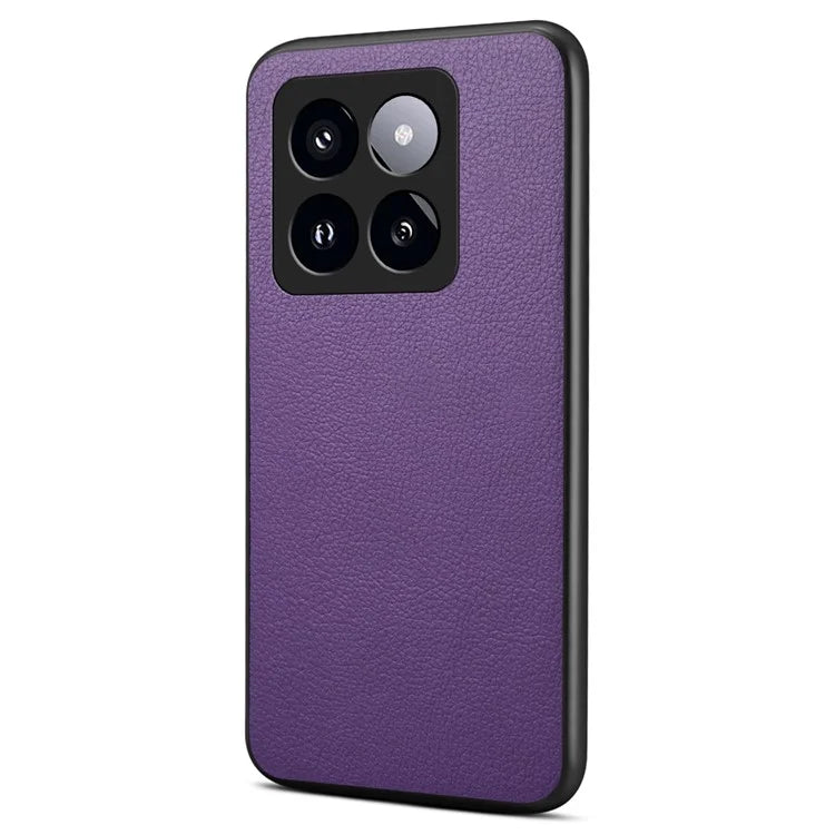 Case for Xiaomi 14 Pro Shell PU Leather+TPU+PC Calf Texture Cover