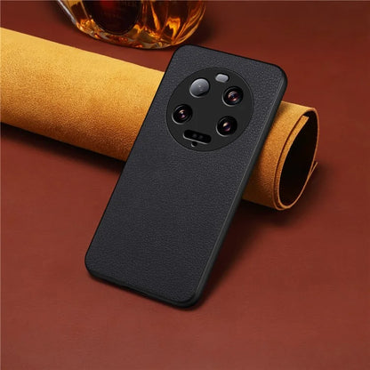For Xiaomi 13 Ultra Case Ultra Thin Calf Texture Phone Back Protector