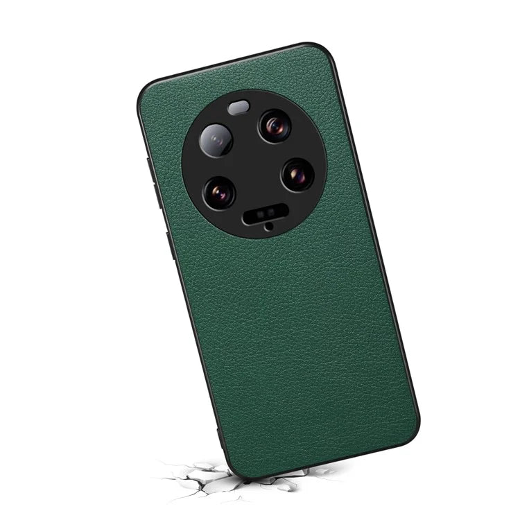 For Xiaomi 13 Ultra Case Ultra Thin Calf Texture Phone Back Protector