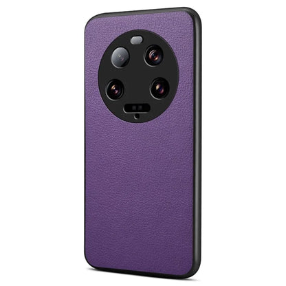 For Xiaomi 13 Ultra Case Ultra Thin Calf Texture Phone Back Protector