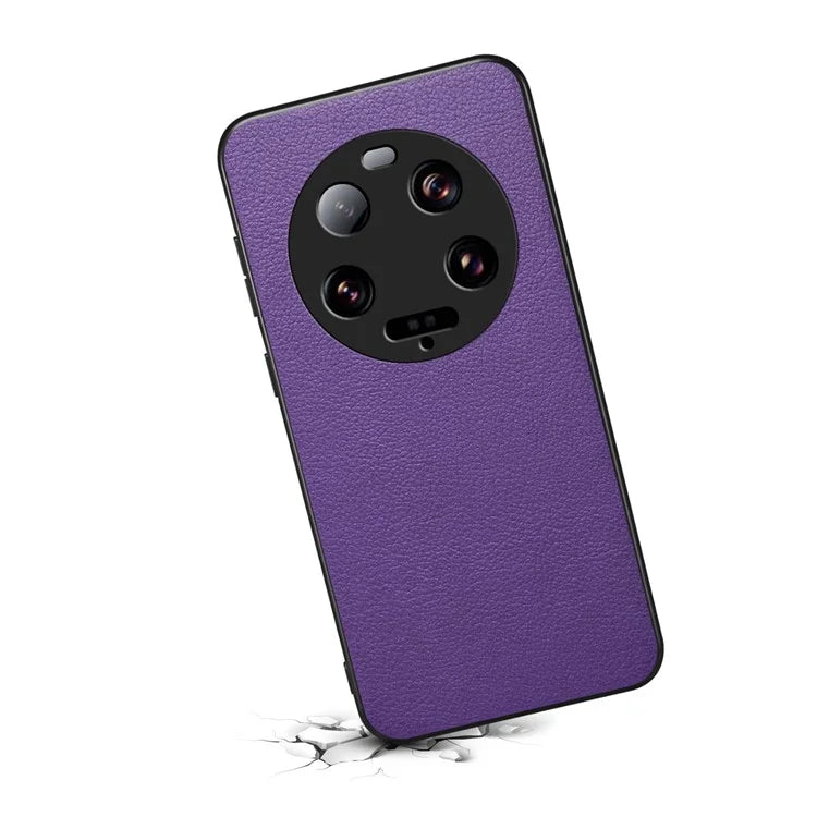 For Xiaomi 13 Ultra Case Ultra Thin Calf Texture Phone Back Protector