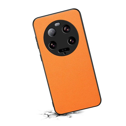 For Xiaomi 13 Ultra Case Ultra Thin Calf Texture Phone Back Protector
