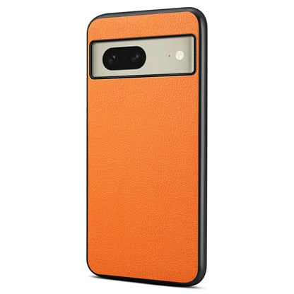 For Google Pixel 8 Case PU Leather Coated PC+TPU Drop-proof Phone Guard Cover