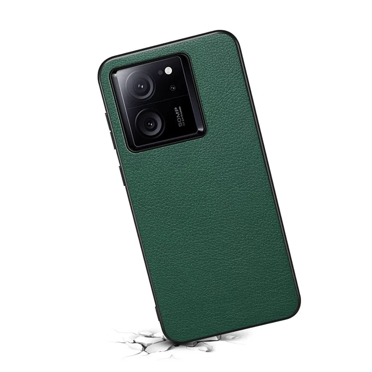 For Xiaomi 13T / 13T Pro / Redmi K60 Ultra Shockproof Case Calf Texture Leather Coating Phone Shell