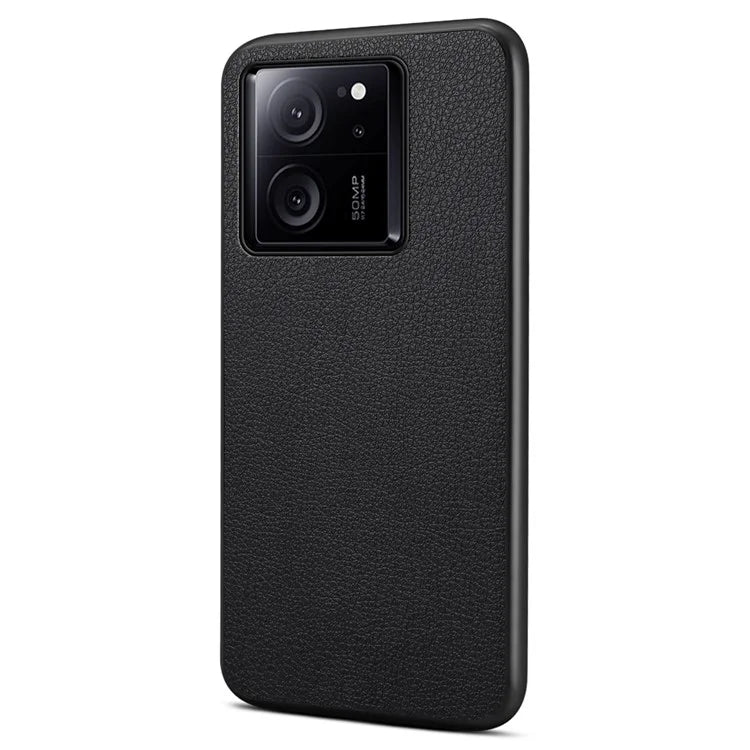 For Xiaomi 13T / 13T Pro / Redmi K60 Ultra Shockproof Case Calf Texture Leather Coating Phone Shell