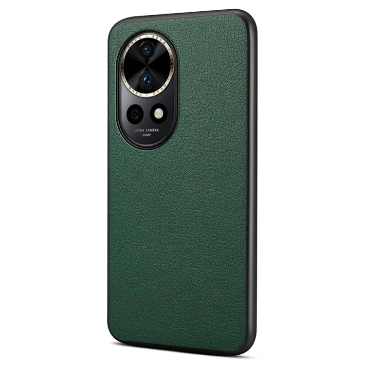 For Huawei nova 12 Pro 5G Case Shock Absorbing Calf Texture Phone Protective Cover