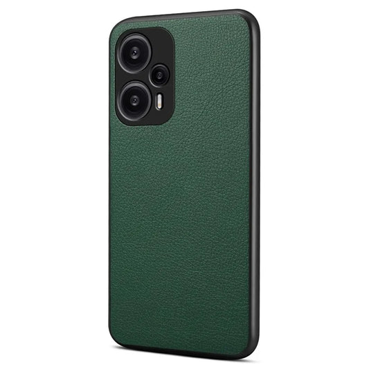 For Xiaomi Redmi Note 12 Turbo / Poco F5 5G Case Anti-Scratch Calf Texture Leather Shell
