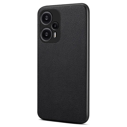 For Xiaomi Redmi Note 12 Turbo / Poco F5 5G Case Anti-Scratch Calf Texture Leather Shell