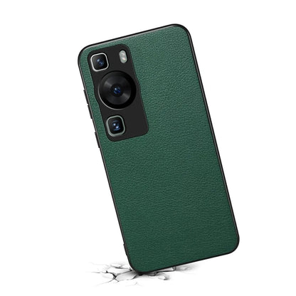 For Huawei P60 / P60 Pro Case PU+PC+TPU Hybrid Drop-resistant Mobile Phone Protector