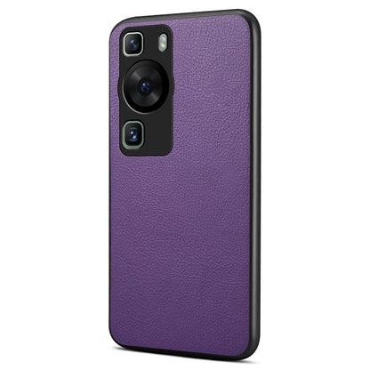 For Huawei P60 / P60 Pro Case PU+PC+TPU Hybrid Drop-resistant Mobile Phone Protector