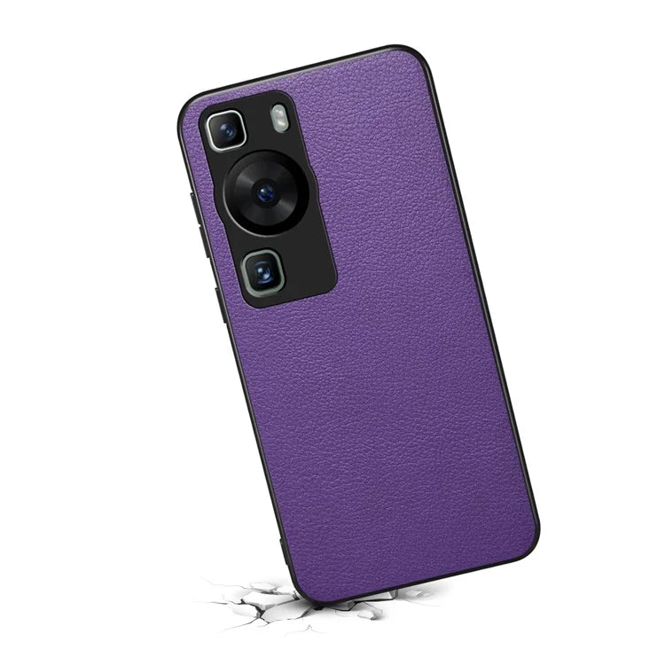 For Huawei P60 / P60 Pro Case PU+PC+TPU Hybrid Drop-resistant Mobile Phone Protector