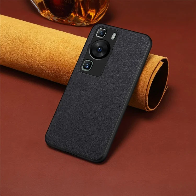 For Huawei P60 / P60 Pro Case PU+PC+TPU Hybrid Drop-resistant Mobile Phone Protector