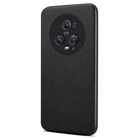 Case for Honor Magic5 Pro Phone Cover PC+TPU+Leather Calf Texture Shell