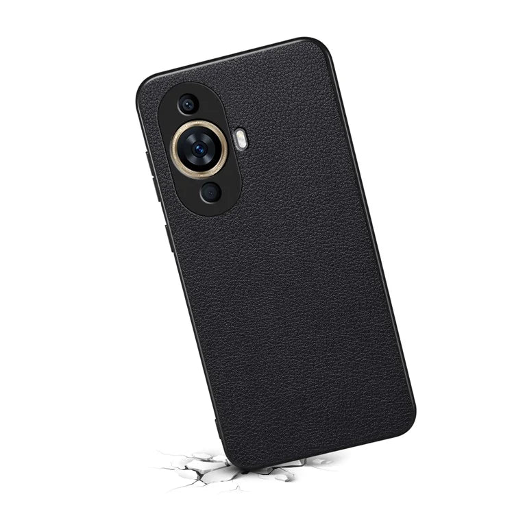 For Huawei nova 11 Case Scratch-Resistant PU+PC+TPU Hybrid Phone Cover
