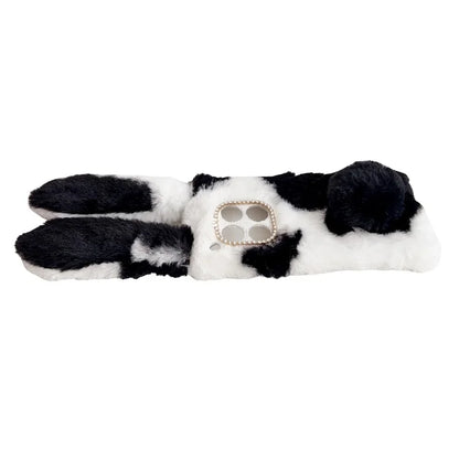 For OnePlus 12 5G Case Fluffy Cows Ear Shockproof Soft TPU Phone Cover
