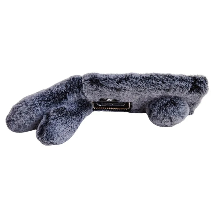 For OnePlus Nord CE3 5G Case Flexible TPU Bunny Ears Furry Hairball Phone Cover
