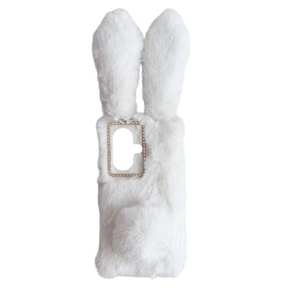 For OnePlus Nord CE3 5G Case Flexible TPU Bunny Ears Furry Hairball Phone Cover