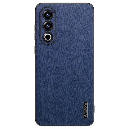 For OnePlus Ace 3V 5G Case Wood Texture Anti-scratch Leather+PC+TPU Back Cover