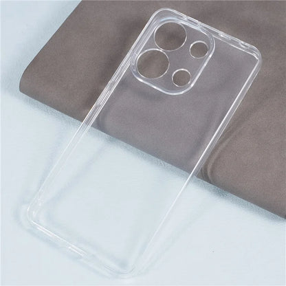 For Xiaomi Redmi Note 13 4G TPU Case Clear Watermark-Free 2.0mm Protective Phone Shell