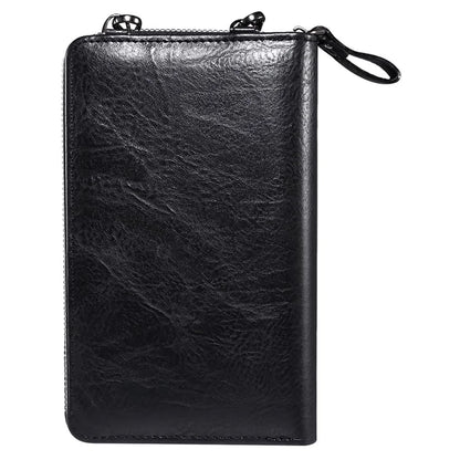 Crossbody Bag for 7.2-inch Phones and Below PU Leather Phone Shoulder Pouch