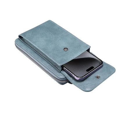 Crossbody Bag for 7.2-inch Phones and Below PU Leather Phone Shoulder Pouch