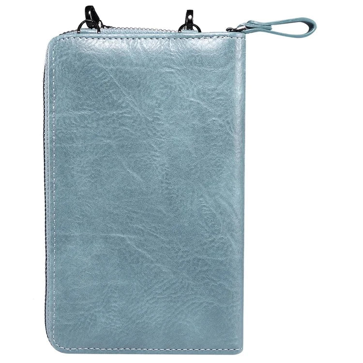 Crossbody Bag for 7.2-inch Phones and Below PU Leather Phone Shoulder Pouch