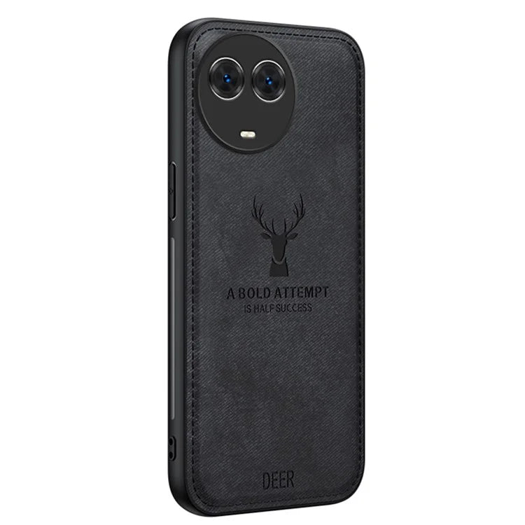 For Realme C67 5G Case PU Leather+PC+TPU Phone Cover with Deer Pattern