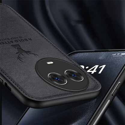 For Realme C67 5G Case PU Leather+PC+TPU Phone Cover with Deer Pattern