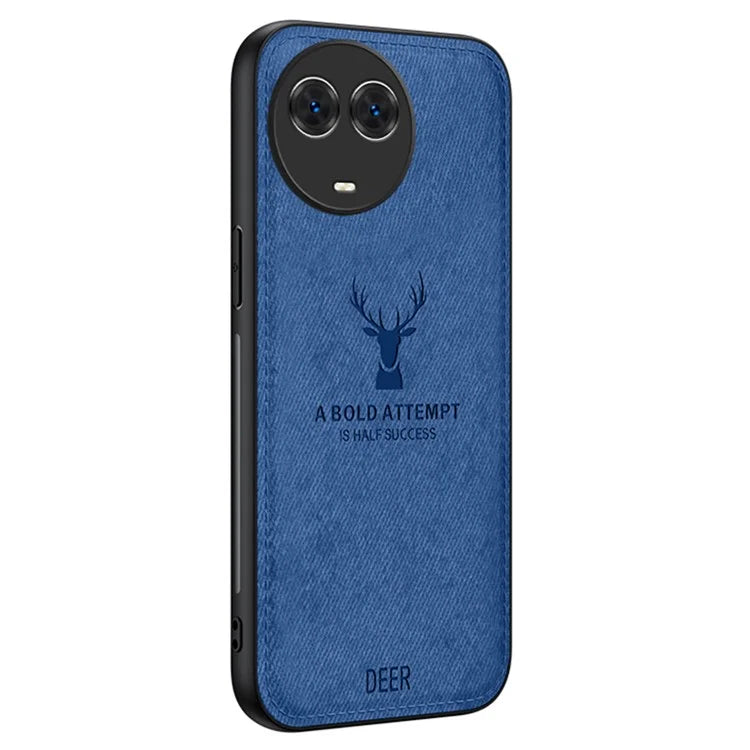 For Realme C67 5G Case PU Leather+PC+TPU Phone Cover with Deer Pattern
