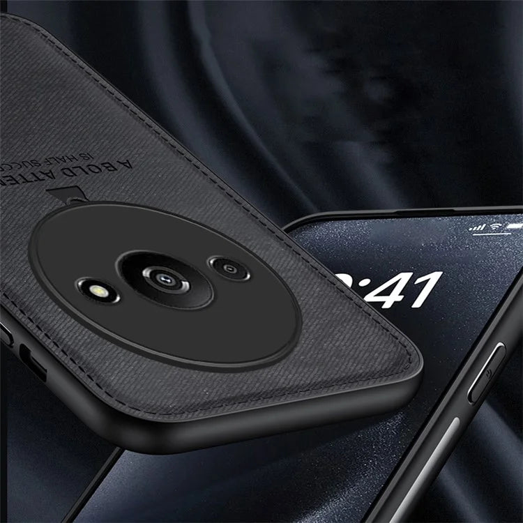 For Xiaomi Redmi A3 Case Deer Pattern PU Leather Coated PC+TPU Phone Back Cover