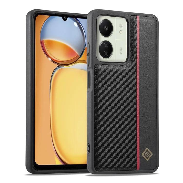 LC.IMEEKE For Xiaomi Redmi 13C 4G / 5G / Poco C65 4G Case Leather+EVA+TPU Phone Cover