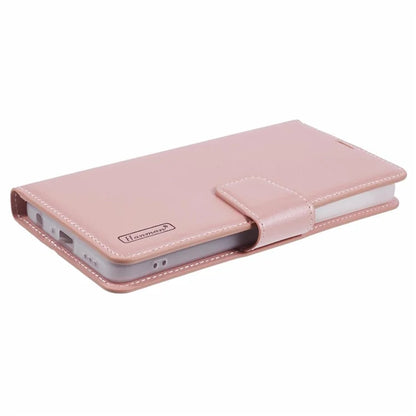 HANMAN Mill Series For Oppo Reno11 5G (Global) Magnetic Case PU Leather Phone Cover with Foldable Stand Gold