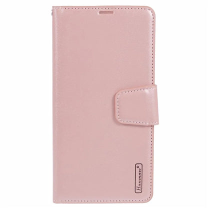 HANMAN Mill Series For Oppo Reno11 5G (Global) Magnetic Case PU Leather Phone Cover with Foldable Stand Gold