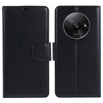 HANMAN Mill Series For Xiaomi Redmi A3 / Poco C61 4G Case PU Leather Wallet Phone Cover