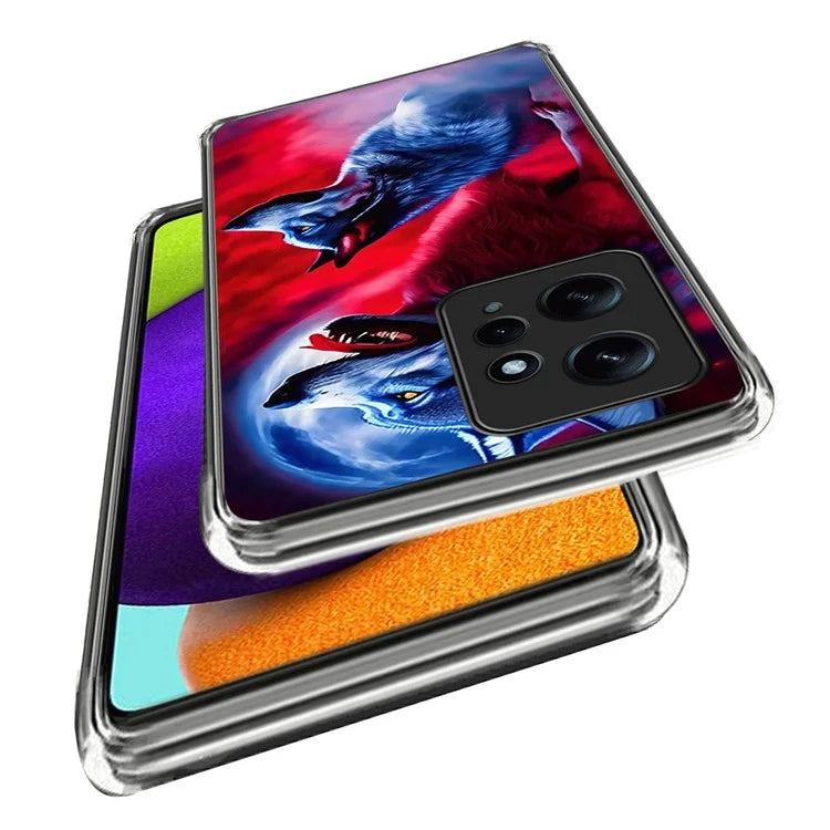 For Xiaomi Redmi Note 12 4G Case Pattern Design Slim Thin Flexible TPU Phone Cover