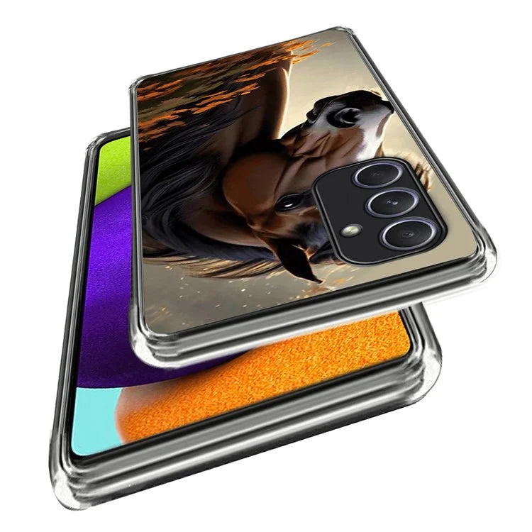 For Samsung Galaxy A54 5G Case Pattern Printed Soft Slim Shockproof TPU Phone Cover