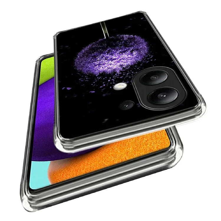 For Xiaomi Redmi Note 13 4G Case Soft TPU Shockproof Pattern Printing Phone Cover