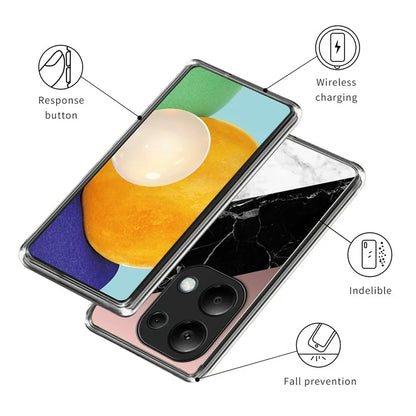For Xiaomi Redmi Note 13 Pro 4G / Poco M6 Pro 4G Case Pattern Slim Design TPU Phone Cover
