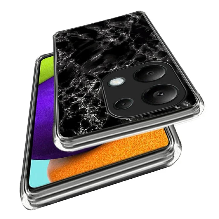 For Xiaomi Redmi Note 13 Pro 4G / Poco M6 Pro 4G Case Pattern Slim Design TPU Phone Cover