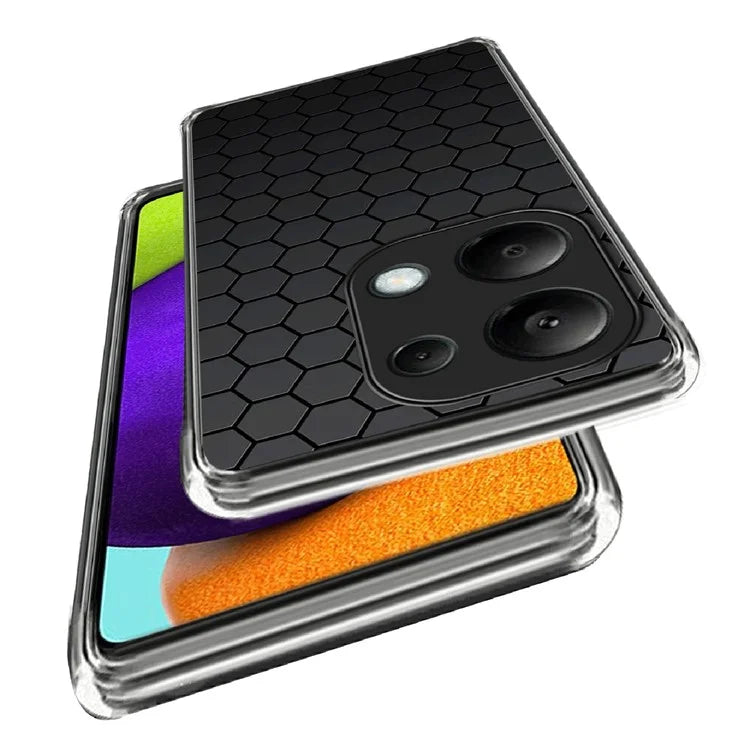 For Xiaomi Redmi Note 13 Pro 4G / Poco M6 Pro 4G Case Pattern Slim Design TPU Phone Cover